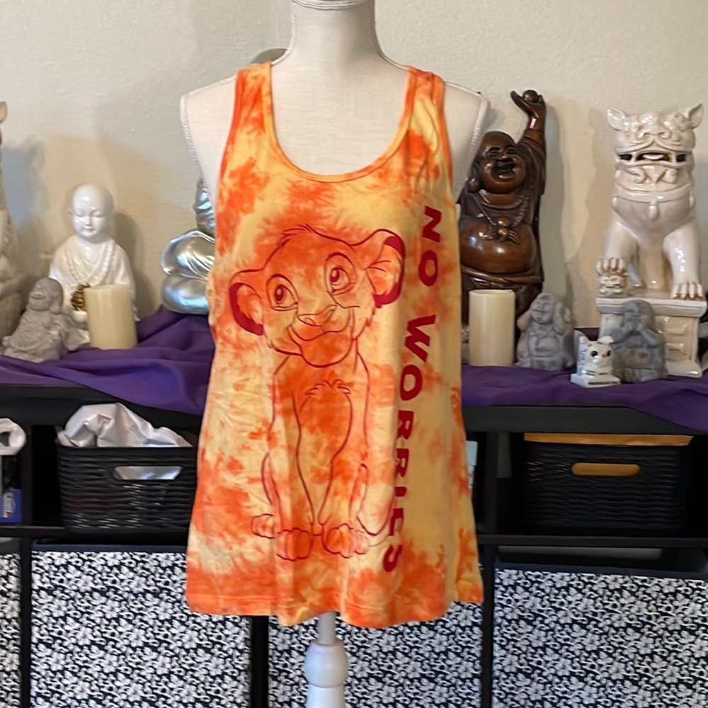 Lion King Tie Dye Tank Top